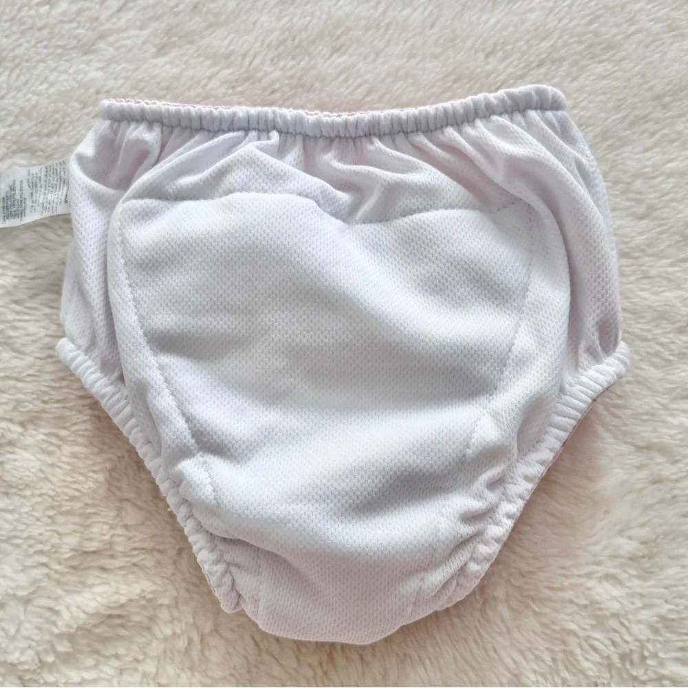 Green Sprouts Eco Pull-Up Swim Diaper Pink Daises Size 3T 28-33 lbs